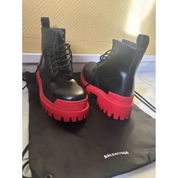 Balenciaga Strike Leather Boots *Price Drop*