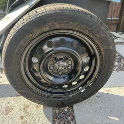 Tire And Steel Wheel 205/55/16