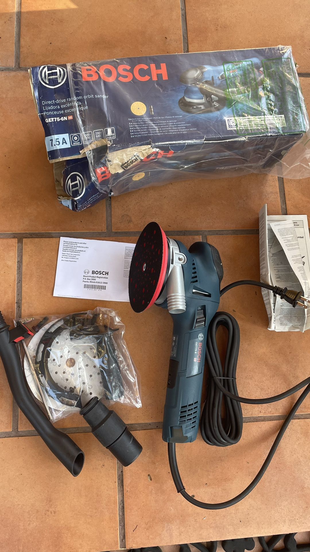 BOSH GET75 Sander $275.00 CASH, TEXT FOR PRICES. 