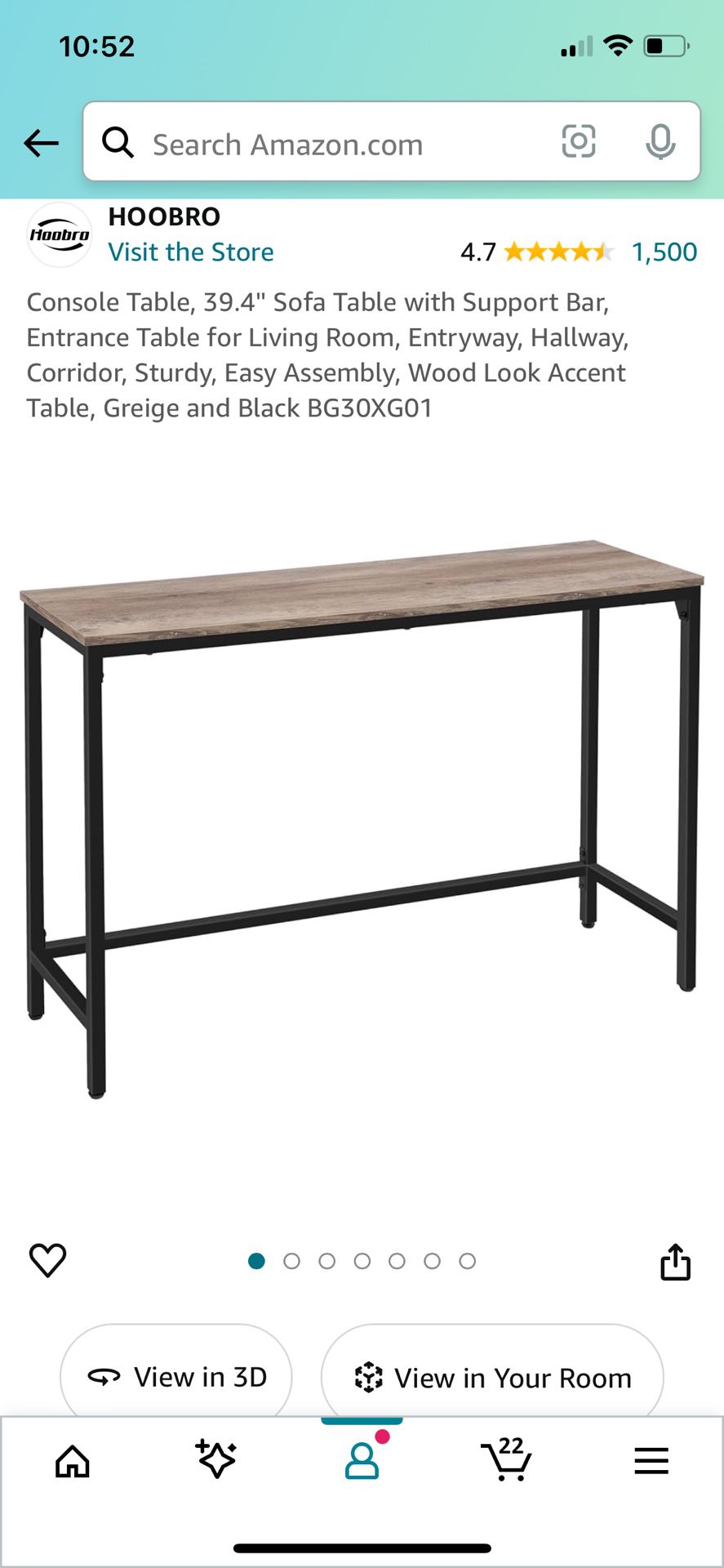 Modern Console table - 39.4’’ BRAND NEW 