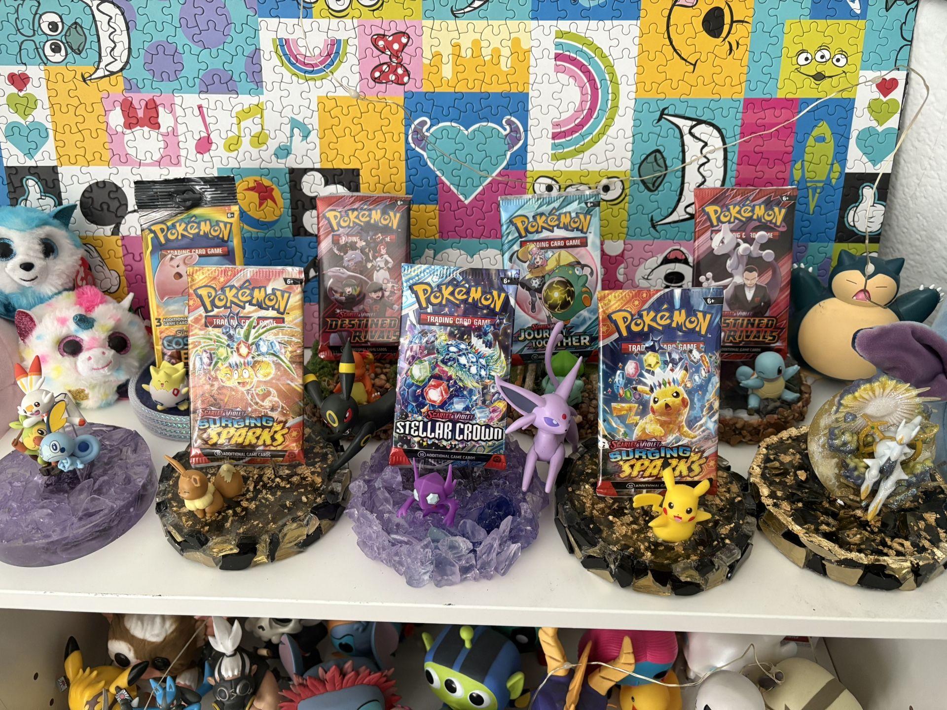 Light-Up Pokémon Resin Figures – Perfect for Collectors or Gifts!