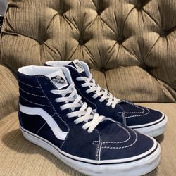 Navy High-Top Vans 