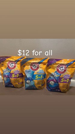 Arm & Hammer 5-in-1 Laundry Pacs Bundle