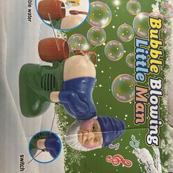 Bubble Blowing Little Man