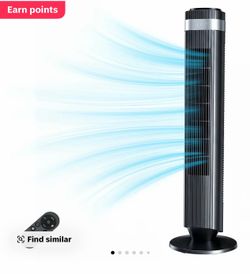 Tower Fan with remote Brand new inbox