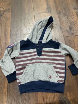 Boys US Polo Assn hoodie sweater size 5/6 #20