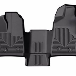 Husky Weatherbeater Floor Liner Fits 2022-2024 Ford Transit Front 1pc Black