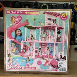 NEW 2025 Barbie DreamHouse - 75+ Pieces, 10 Play Areas - Sealed