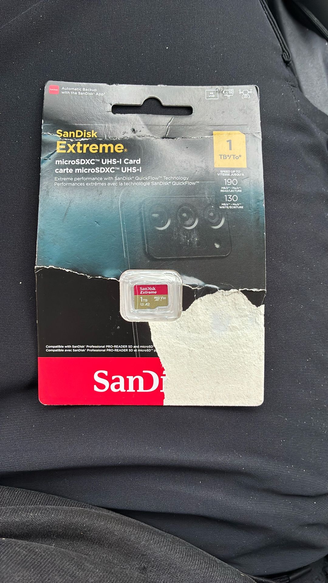 SanDisk Extreme microsdxc Uhs-I Card