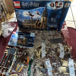 Lego Harry Potter Hogwarts Great Hall #75954 Complete Partially Sealed 