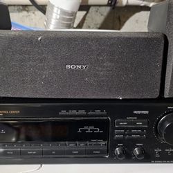 Sony STR-D665 Surround Sound Receiver And Speakers
