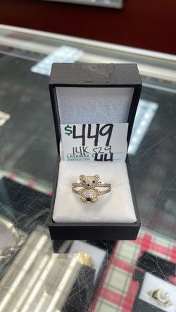 Teddy Bear 14k Ring
