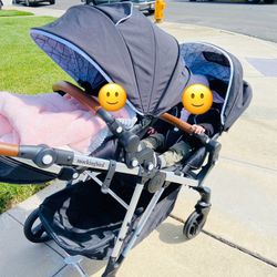 Mockingbird Double Seat Stroller 