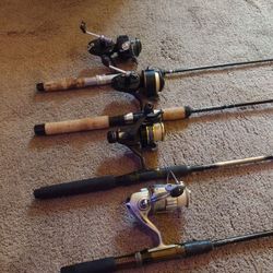 7 Fishing Poles 