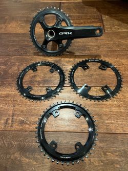Shimano GRX Gravel Crankset And Chainrings