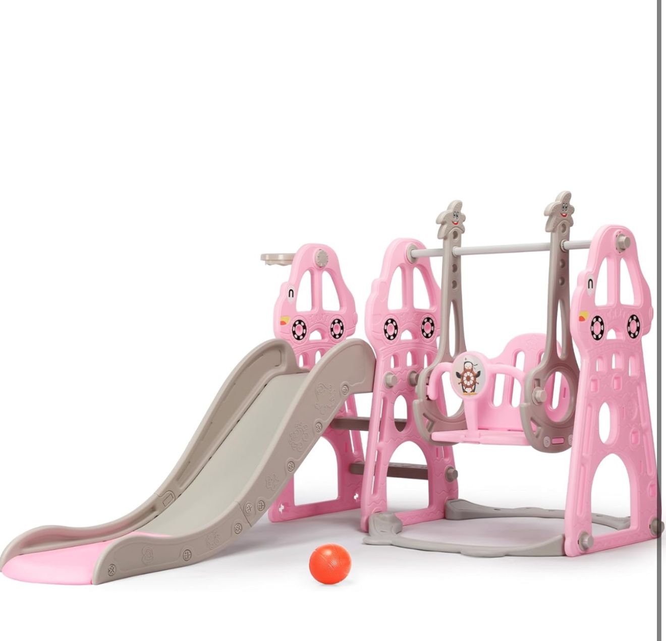 Kids Swing And Slide Set