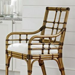 Lands End Rattan  Bar Stool Twin Palms By Tommy Bahama 