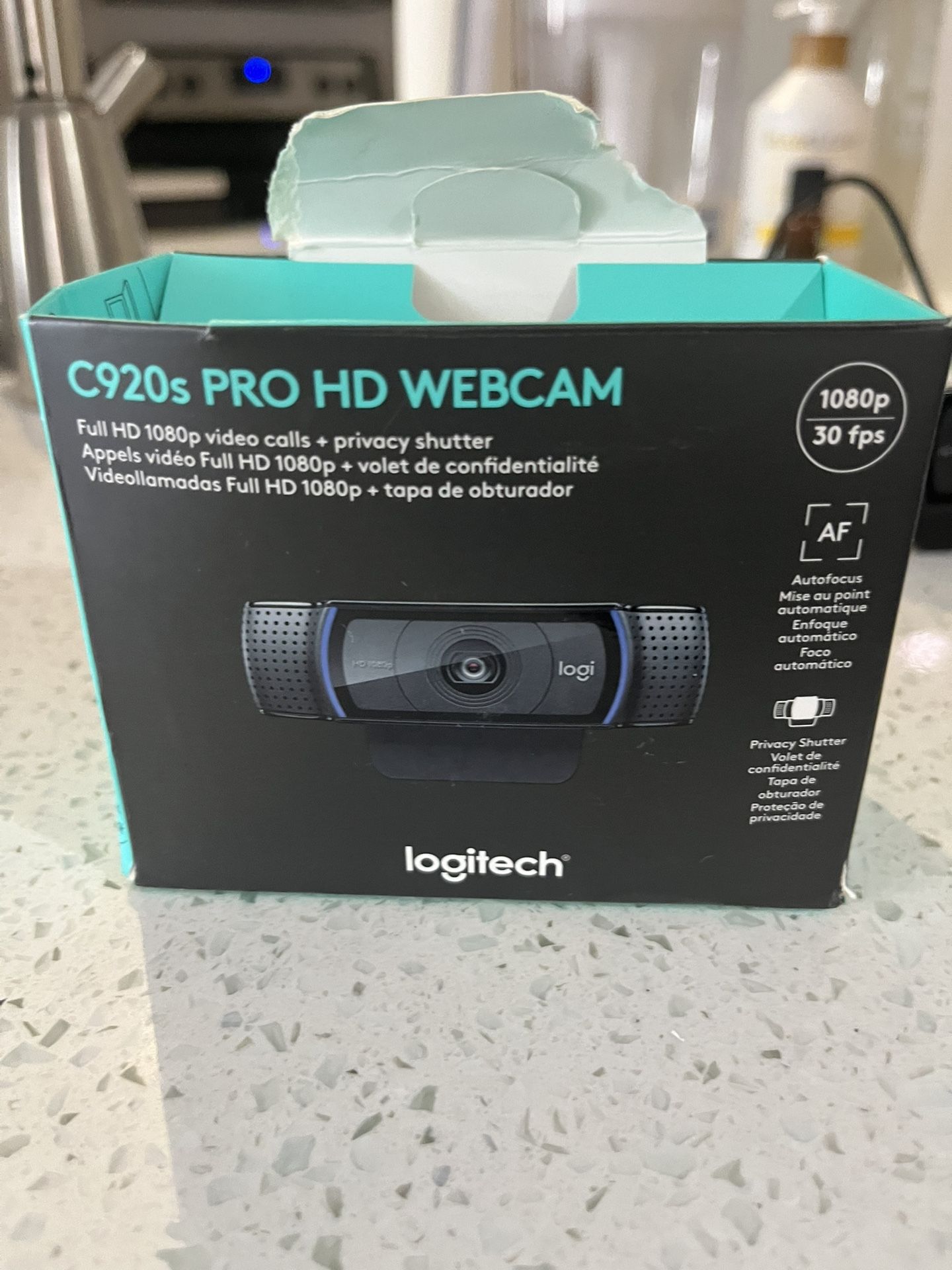 Logitech C920s Pro HD Webcam - Like New