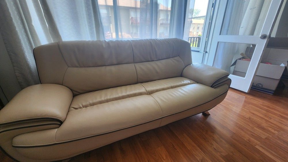 Leather Couch Loveseat Chair