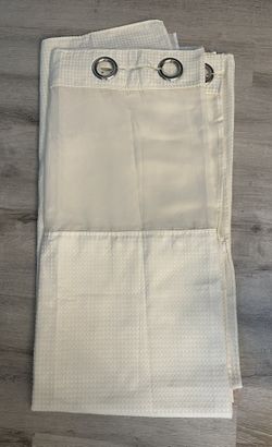 Hookless Waffle Shower Curtain Ivory, Never Used