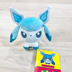 New With Tags Pokémon Pokémon Dolls Glaceon Keychain Plush 