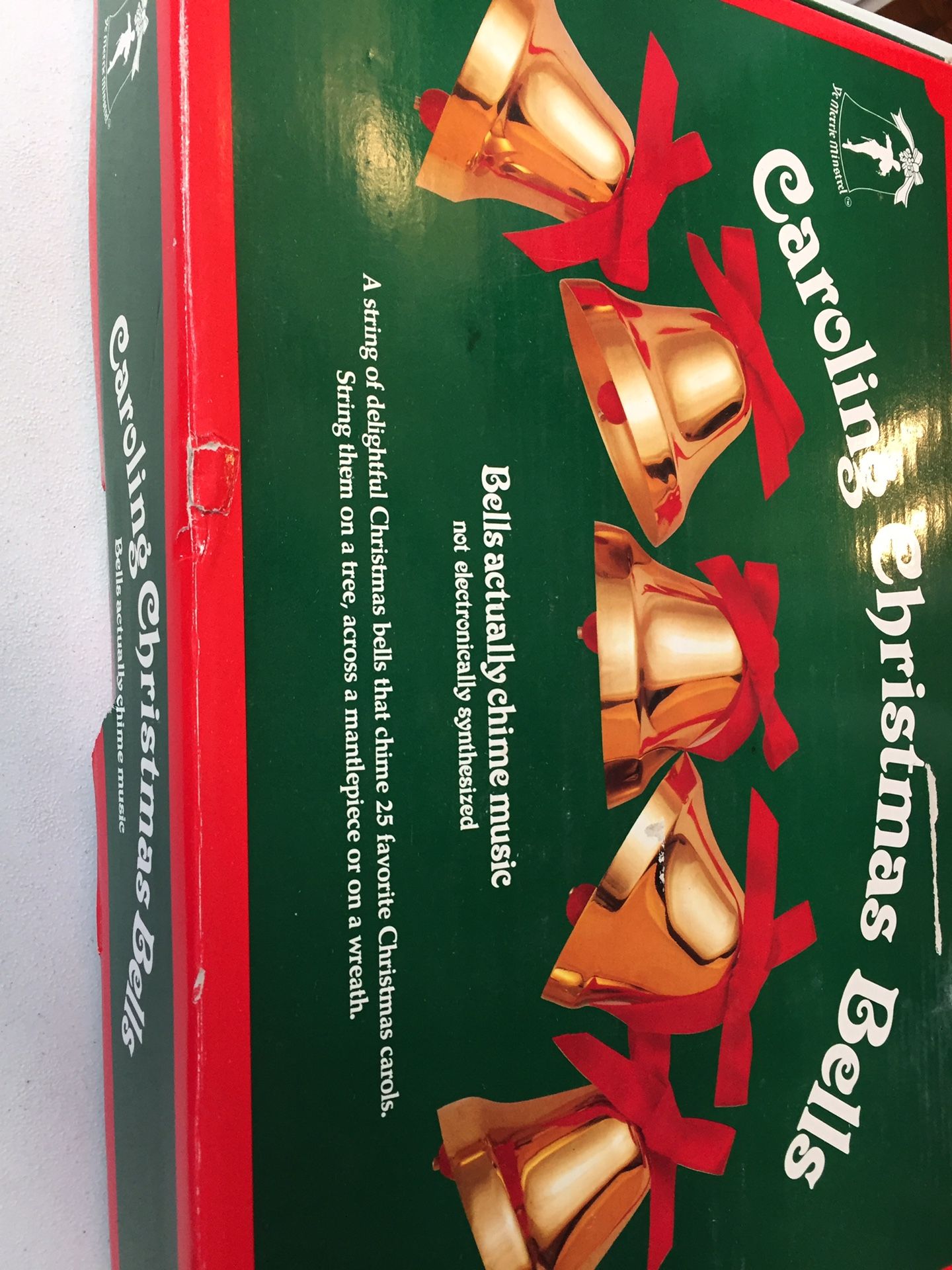 Ye Merrie Minstrel Caroling Christmas Bells for Sale in