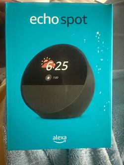 Brand New Amazon Echo Spot (2024) in black