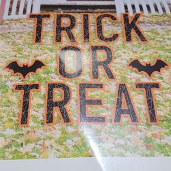 Trick Or Treat Halloween Yard Sign