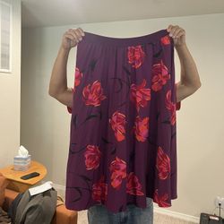 Floral Long Skirt