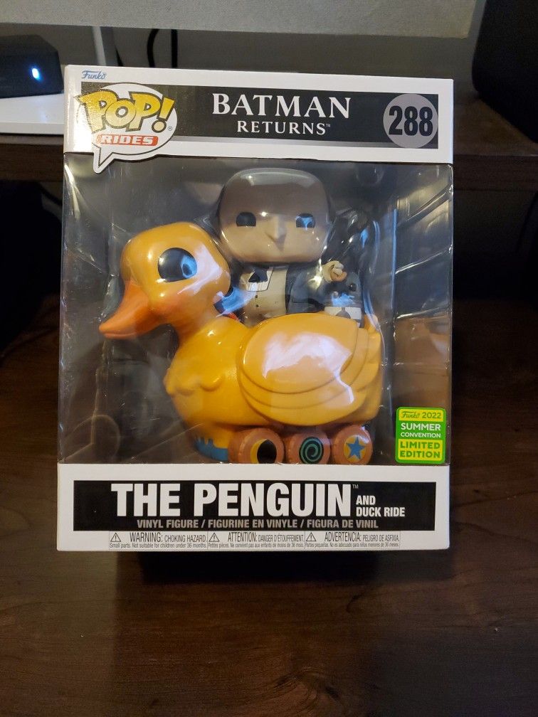 The Penguin And Duck Ride Batman Returns Funko Pop #288