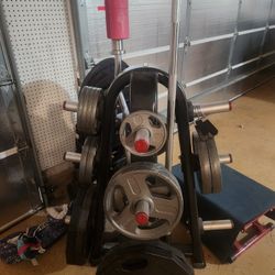 Home Gym Plates Holder/organizer Barbells