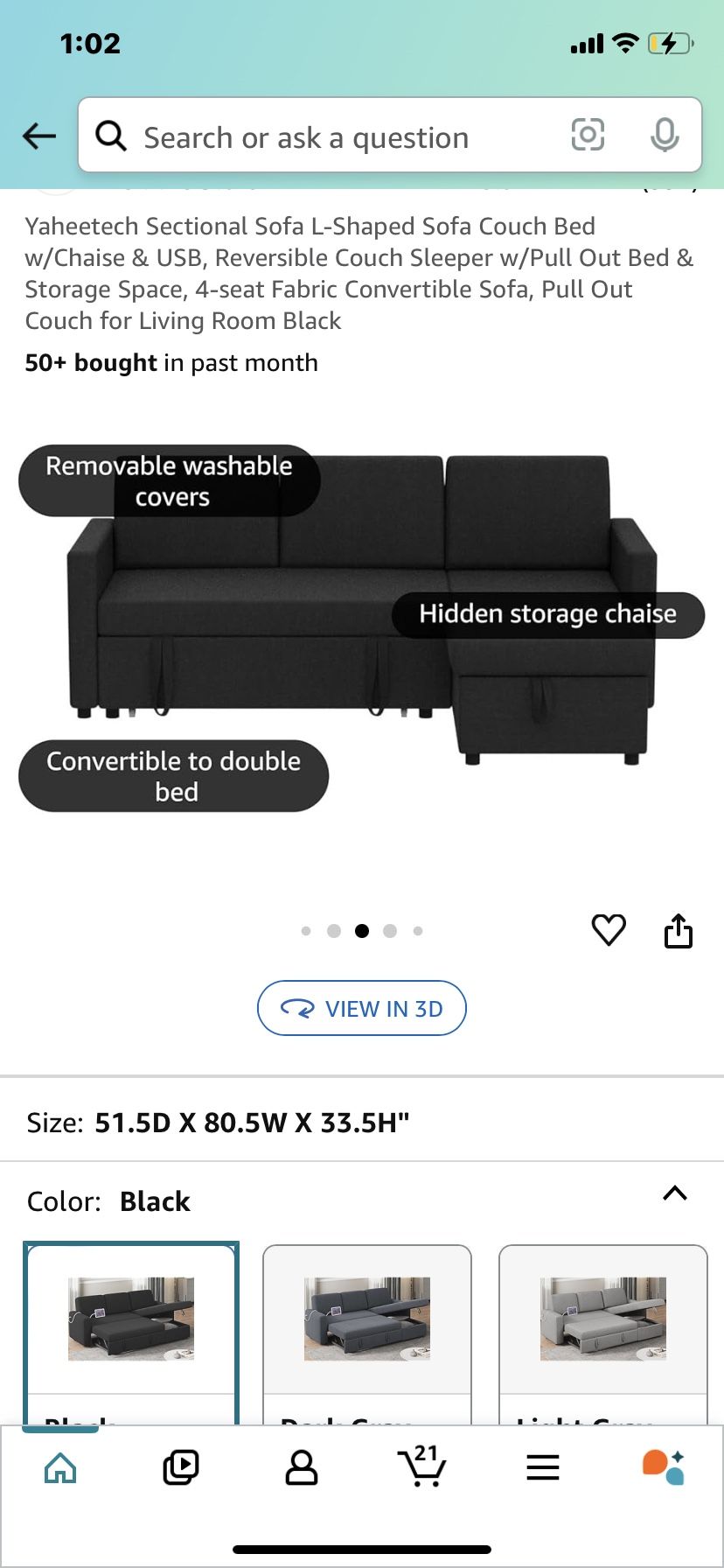 Couch With Storage And Pull Out Bed
