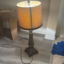Nice Artsy /Rustic Lamp Works Perfect 