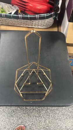Gold paper towel holder Gold paper towel holder