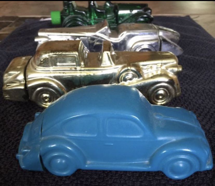 Old Avon Glass Collectible Cars/Bug/Beetle/VW/Antique Cars