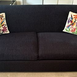 Rowe Furniture Blue Sofa