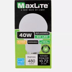 Maxlite 40 Watt Led Lightbulbs. I Have A Box Of 50.