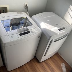 Washer And Dryer set Top Load LG Gas Dryer 