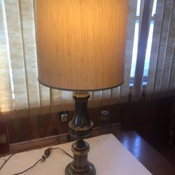 Vintage Brass Lamp 26”