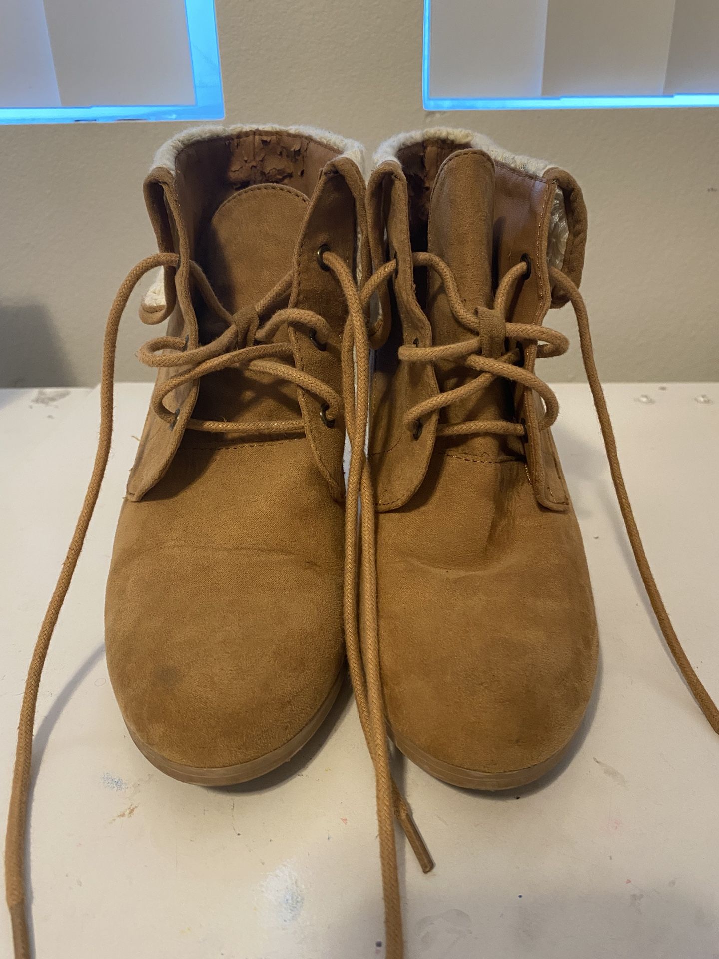 Qupid Fur Boots