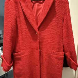 Zara Red Coat
