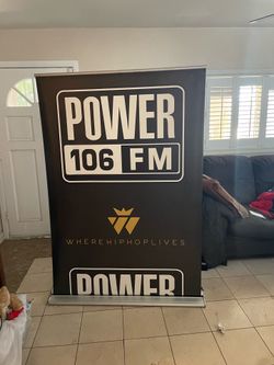 Roll up banner 42 for advertising