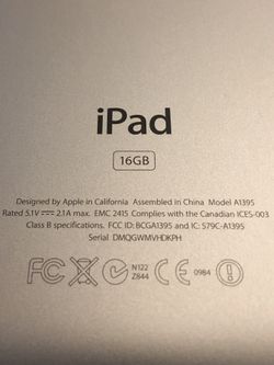 iPad 2, 16 GB