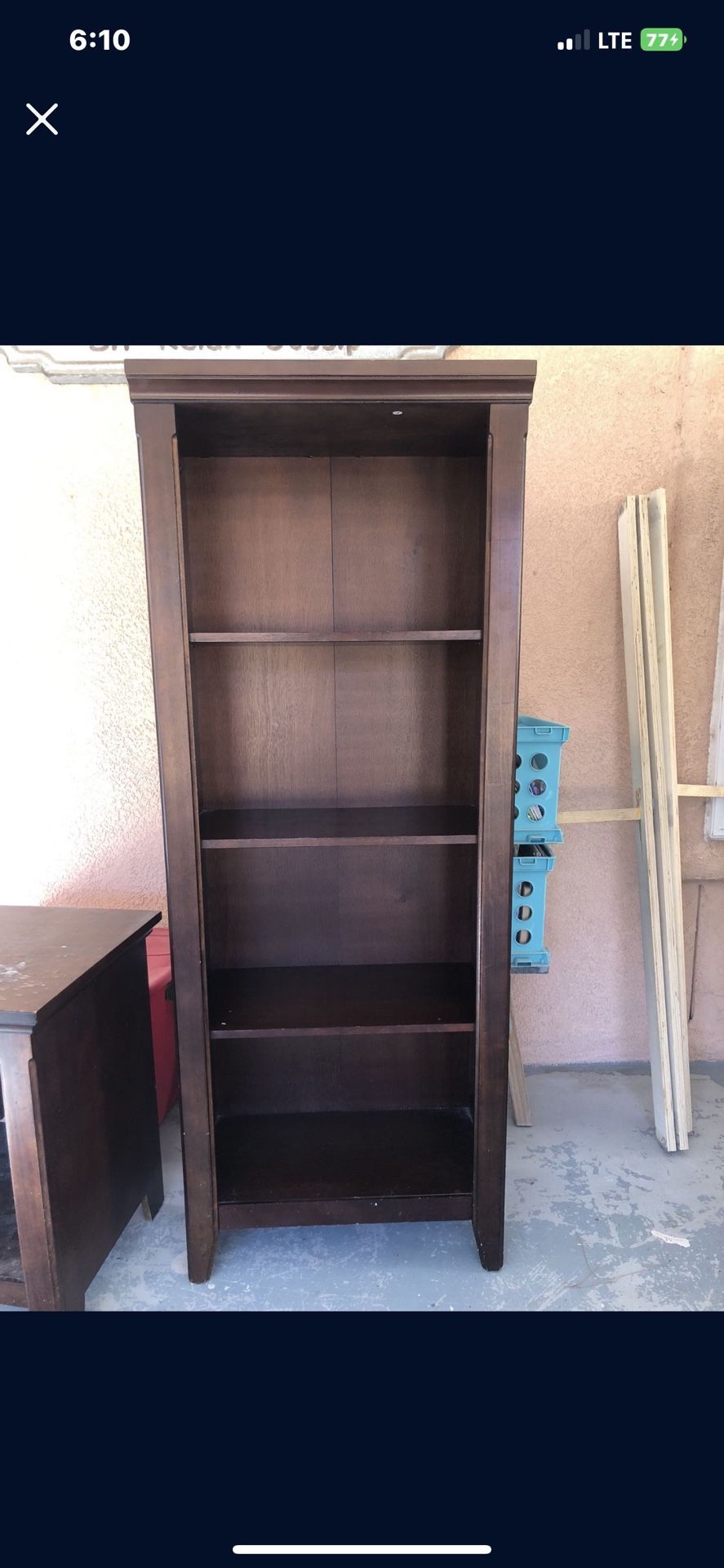 🌹60” Tall, 24”W” 12”D BROWN COLOR  BOOKSHELVE🌹