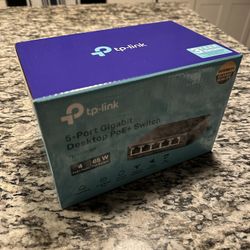 TP-Link 5 Port Gigabit PoE+ Switch