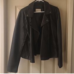 Universal threads faux leather jacket size L