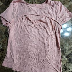 Pink Shirt Sz L