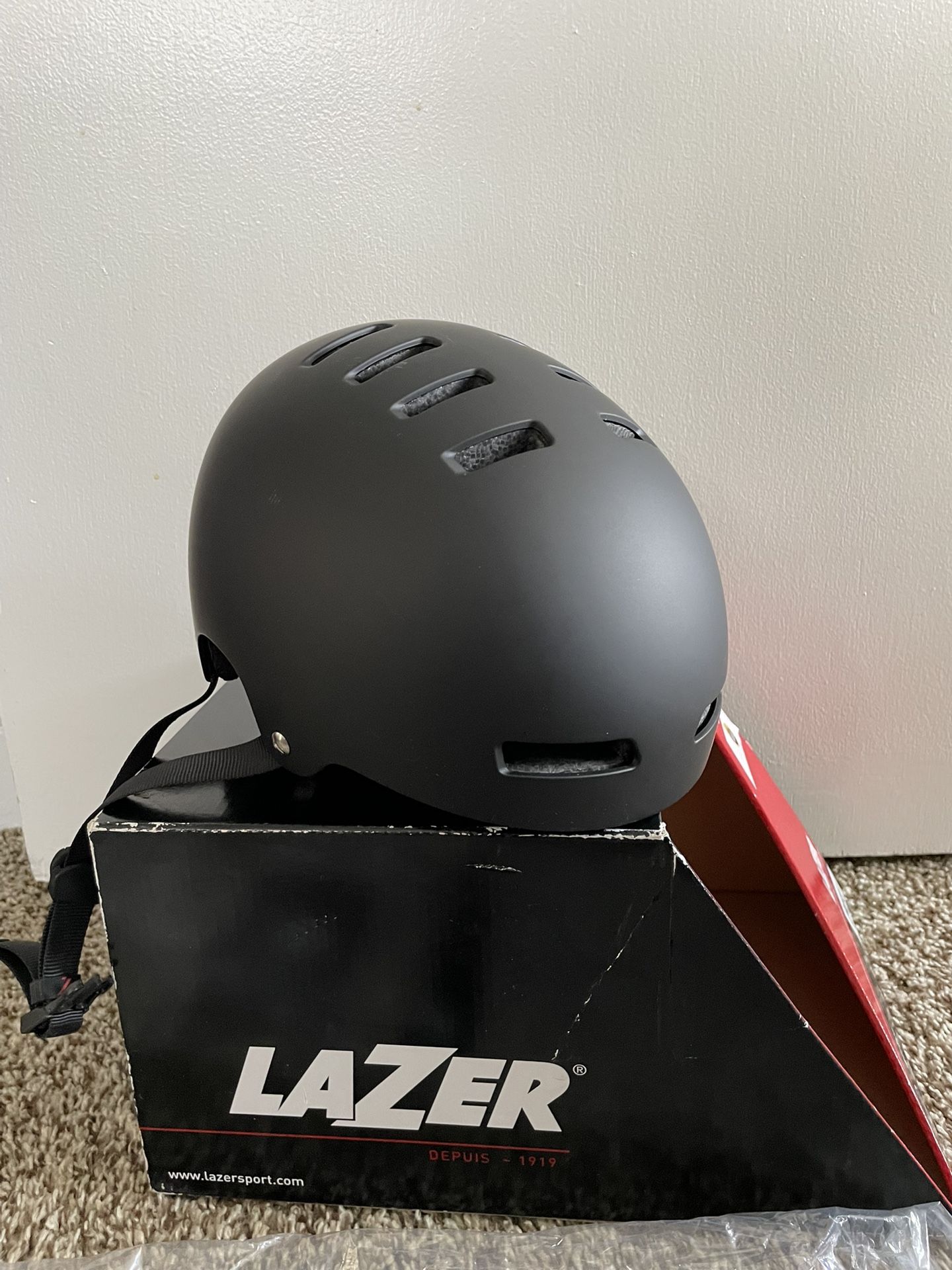 Helmet, Lazer Next+, Mat Black, Small