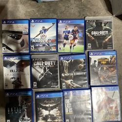 Assortment of Ps3/4 Games