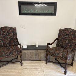 2 beautiful accent  chairs